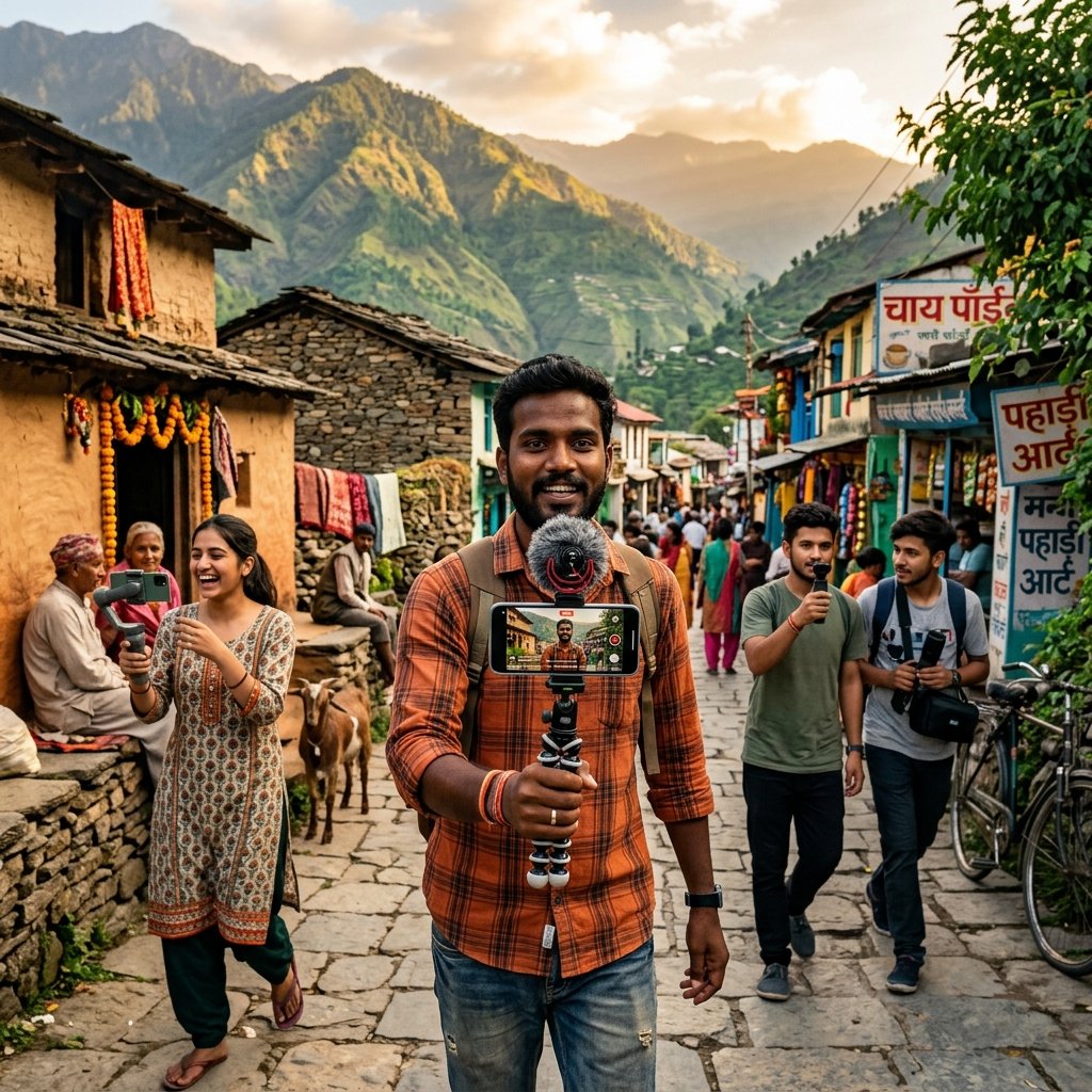 Indian Mini Vlogging Setup in Village